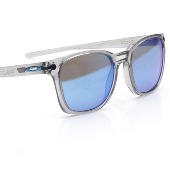 Oakley Ojector Polarized Sunglasses Grey Ink Frame w/ Prizm Sapphire Lenses - Picture 15 of 16